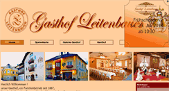 Desktop Screenshot of gasthof-leitenbauer.at